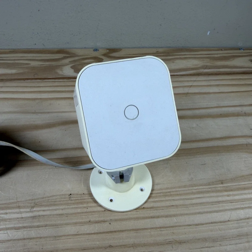 Ring Spotlight Cam Battery White Outdoor Security Camera 1080p HD Video